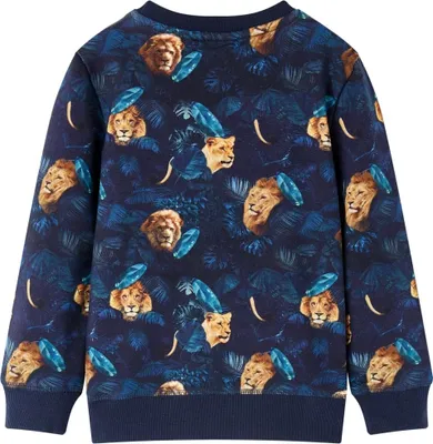 Produktbild von vidaXL Kinder-Sweatshirt Marineblau 140