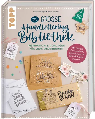 Produktbild von Die große Handlettering-Bibliothek - Inspiration & Vorlagen für jede Gelegenheit