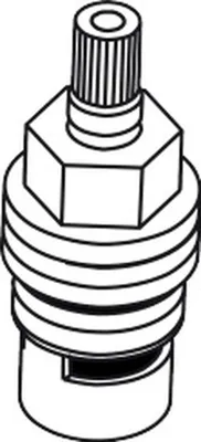 Produktbild von Hansgrohe Absperreinheit Axor Warmwasserseite