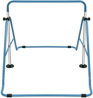 Image de Gymnastique pour enfants - Barre réglable - Capacité de 150 kg - Acier - Bleu