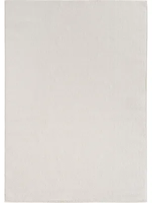 Productafbeelding van Kortpolig vloerkleed, effen, geschikt voor woonkamer, slaapkamer of kinderkamer, crème kleur, rechthoekig, 160x230 cm
