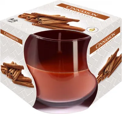 Produktbild von Ct Scented Candle Glass Cinnanmon-brownd8xh7cm (6er Set)