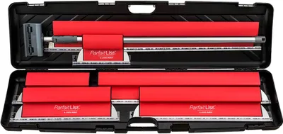 Produktbild von L'outil Parfait Set: 6 Glättspachtel 0,3mm + 2m Teleskopstange + Transportkoffer – Profi-Ausstattung für perfekte Oberflächen