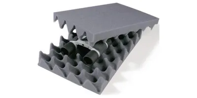Produktbild von Noppenschaum-Zuschnitt 297x210mm f.Auspolsterung v.Kartonagen,Kisten TRANSPAK