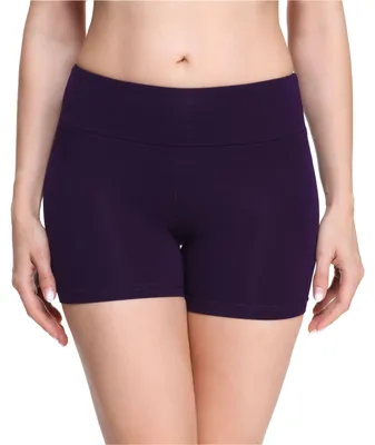Produktbild von Merry Style Damen Shorts Radlerhose Kurze Hose Boxershorts aus Viskose MS10-284(Pflaume, XS)