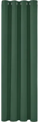Obrázek produktu pro Zatemňovací závěsy s oky, termoizolační závěsy pro ochranu před chladem, rozměry 160x132 cm, barva: lesní zelená, 1 kus