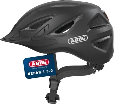 Produktbild von ABUS Stadthelm Urban-I 3.0 - Fahrradhelm mit Rücklicht, Schirm und Magnetverschluss für Damen Herren