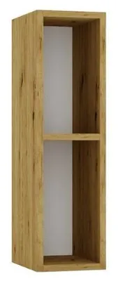 Produktbild von Küchenhängeschrank 20x72 cm - Eiche Artisan - Modulküche - Küchenschrank - Offener Oberschrank