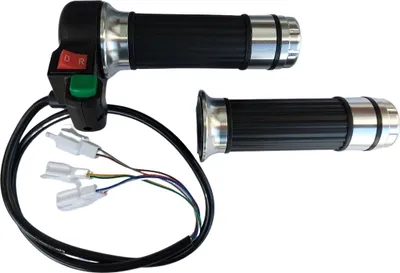 Produktbild von Gasgriff Set 48V Elektro ATV Drehgasgriff 7 Kabel Kippschalter Elektroquad