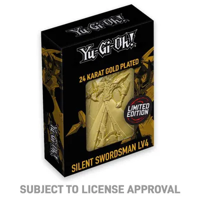 Produktbild von Yu-Gi-Oh! Replik Karte The Silent Swordsman (vergoldet)