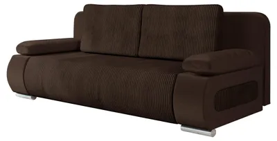 Produktbild von MIRJAN24 Schlafsofa Emma Cord, Sofa mit Bettkasten und Schlaffunktion, Polstersofa Couch vom Hersteller (Farbe: Poso 06 + Kronos 06)