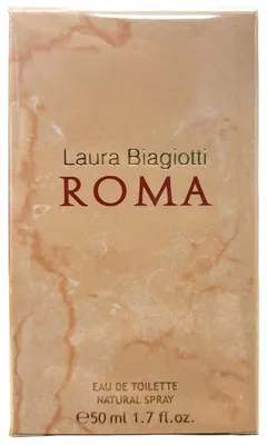 Produktbild von Laura Biagiotti Roma, Frauen, 50 ml, Nicht nachfüllbare Flasche, Bergamotte, Minze, Nelke, Jasmin, Rose, Tuberose, Bernstein, Myrrhe, Patschuli, Vanille