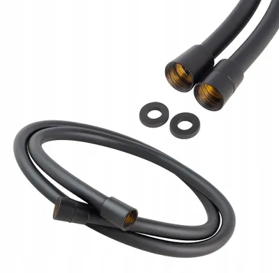 Produktbild von Goodhome Duschschlauch Schwarz PVC 175 cm Universal