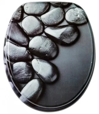 Productafbeelding van SANILO® WC-bril Hot Stones, toiletdeksel rechtstreeks van de fabrikant, toiletdeksel, wc-bril, toiletbril, toilettenzitting, wc-zitting