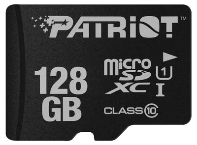 Obrázek produktu pro Patriot Memory PSF128GMDC10, 128 GB, MicroSDXC, Třída 10, UHS-I, 80 MB/s, Class 1 (U1)