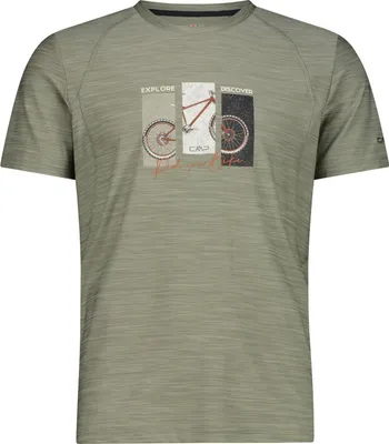 Immagine prodotto di Maglietta da uomo CMP in jersey elasticizzato MAN T-SHIRT SAGE MEL. SAGE MEL. 48