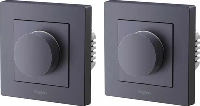 Produktbild von AQARA Dimmer-Schalter H2, KD-R01D-G, grau, 2 Stück