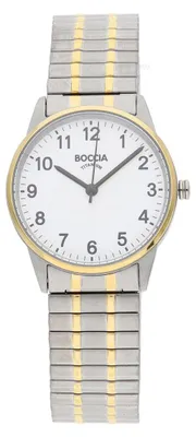 Productafbeelding van Boccia polshorloge 3369-02, titanium, quartz, bicolor, analoog