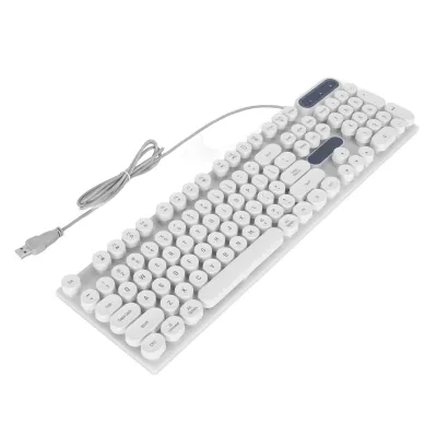 Produktbild von Gaming-Tastatur,Kabelgebundene Tastatur,Tastatur mit 104 Tasten,USB-Tastatur,Spiele-Tastatur,Computer-Tastatur