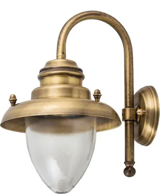 Obrázek produktu pro Nástěnné světlo venkovní osvětlení mosaz IP23 dům námořní odolný proti povětrnostním vlivům terasa lampa nádvoří přední dveře balkon