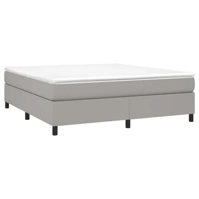 Produktbild von "Winterschlussverkauf "Boxspringbettgestell - CLORIS - Doppelbett - Robust und langlebig - Hellgrau 160x200 cm - Einfache Montage -  Stoff - DEMöbel7670645