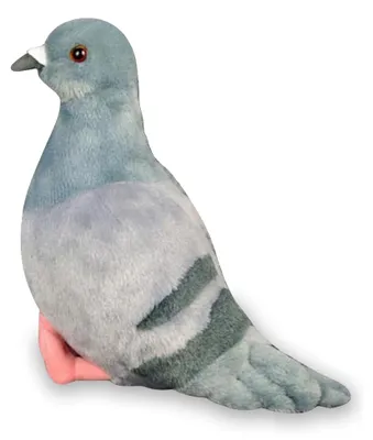 Imagen del producto de Pájaro de peluche decorativo, suave, de aproximadamente 25 cm, ideal para habitaciones de adolescentes