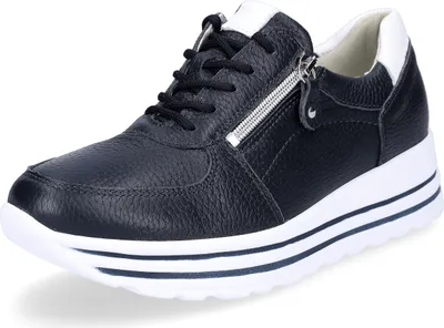 Produktbild von Waldläufer Damen Leder Sneaker blau 9