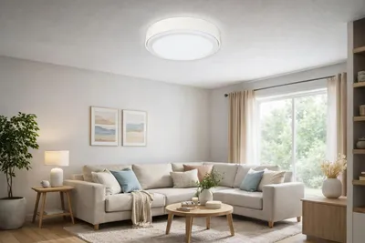 Produktbild von MeLiTec LED Wand Deckenleuchte D85, rund, creme-weiß