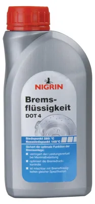 Produktbild von Nigrin Bremsflüssigkeit DOT 4, 500ml Dose 6 Stk