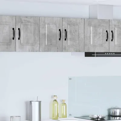 Produktbild von "Schlussverkauf" Küchenschrank/Sideboard - 1 pc - Aufbewahrungsschrank moderne - mit Tür Beton Grau 30x31x40 cm Holzwerkstoff  C10579