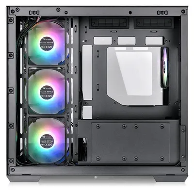 Produktbild von Thermaltake View 380 TG ARGB, Midi Tower, PC, Schwarz, ATX, micro ATX, Mini-ITX, SPCC, Gehärtetes Glas, Gaming