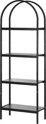 Produktbild von Metallregal Rustikales Regal 4-stufig für Wohnzimmer, Schlafzimmer und Büro