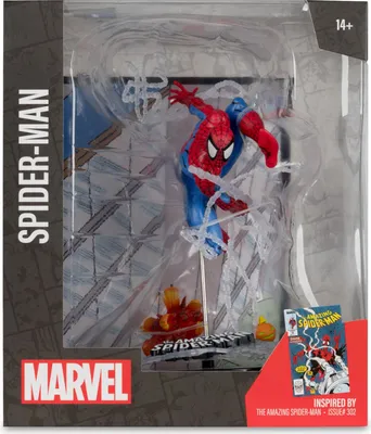 Produktbild von McFarlane Toys - Marvel Collection PVC Statue 1/10 Spider-Man (The Amazing Spider-Man #302) 17 cm