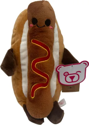 Produktbild von Kuscheltier Food Foodies Plüschtier XXL 20 cm Stofftier Anime Kawaii Plush Stofftier Cute Plushie Halloween Weihnachten Geschenke für Kinder Hot Dog