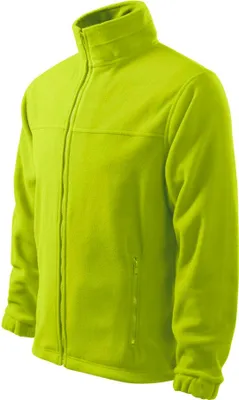 Produktbild von Herren Polar Jacke Fleecejacke Polarfleecejacke Schwarz Pullover Warme S Limette Zitronegrün