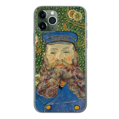 Produktbild von MuchoWow® Handyhülle Schutzhülle Hülle für iPhone 11 Pro Porträt des Postboten Joseph Roulin - Vincent van Gogh Silikon Softcase Handy Hülle - Handy