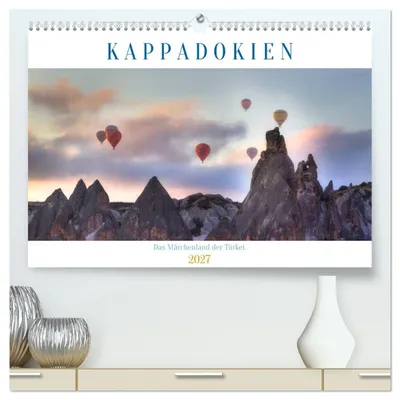 Produktbild von Kappadokien - Das Märchenland der Türkei (hochwertiger Premium Wandkalender 2027 DIN A2 quer), Kunstdruck in Hochglanz