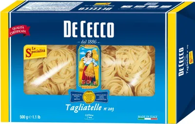 Produktbild von De Cecco Ital. Tagliatelle, 4er Pack (4 x 500 g)