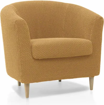 Produktbild von SOFASKINS® Sofabezug, Super Stretch Sofabezug, Exklusive Design Sofabezug, Atmungsaktiv und Langlebig, Einfach zu passender Sofabezug de. Größen 60-90 cm. Farbe Gelb