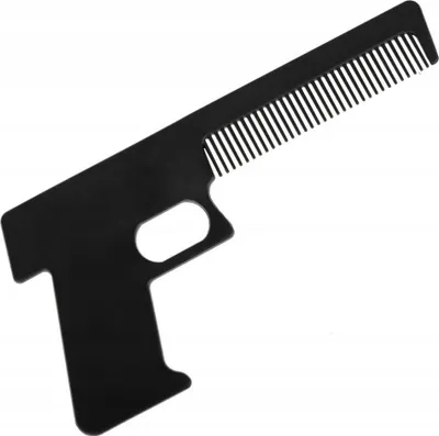 Obrázek produktu pro Černý pistolový hřeben - pro drsňáky