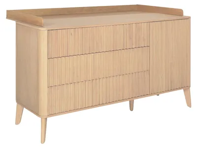 Produktbild von Kidsmill Tune Wickelaufsatzplatte XL - Eiche