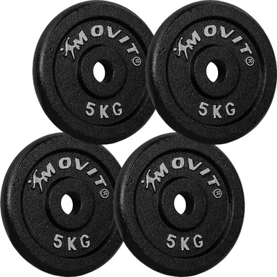 Obrázek produktu pro MOVIT sada závaží 4 x 5 kg, litina