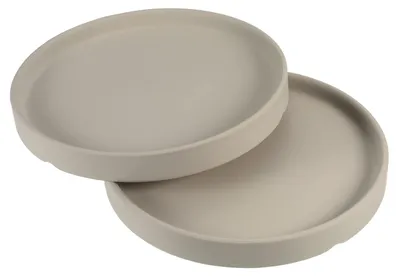 Immagine prodotto di Vaso in Vetroceramica per piante con foro di drenaggio, confezione da 2