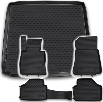 Produktbild von Gummi Kofferraumwanne + Fußmatten Set für BMW X1 E84, Bj. 10/2009-2015