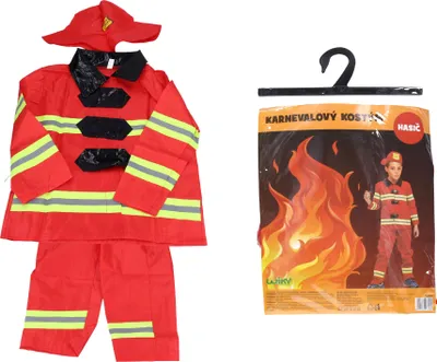 Obrázek produktu pro Set karneval - hasič M 110-120 cm