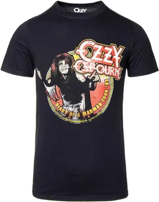 Image de Ozzy Osborne - "Diary of a Mad Man Tour 1982" T-Shirt für Herren/Damen Uni RO7178 (S) (Schwarz)