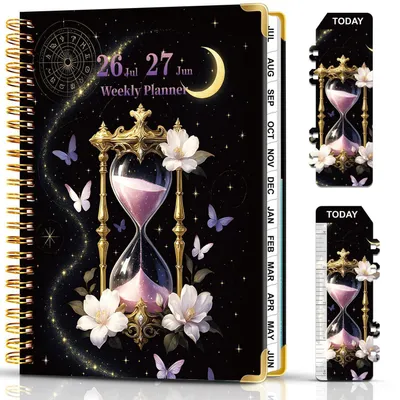 Produktbild von Wochenplaner 2026 2027 A5 Notizbuch Juli 2026 - Juni 2027 21,5 x 16 cm 12 Monate Hardcover