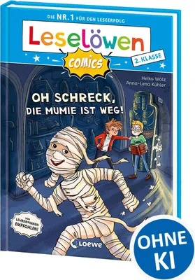 Produktbild von Leselöwen Comics 2. Klasse - Oh Schreck, die Mumie ist weg!