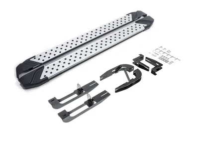 Image de Marchepieds Advanced Aluminium Seuil Pour Hyundai Santa Fe 2006-2012, 2 pcs Marchepied avec ABE Certificat, Matériel de Montage