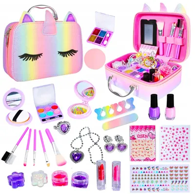 Produktbild von Regenbogen-Make-up- und Nagelkosmetik-Set